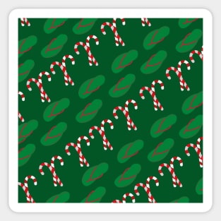 hawaii christmas aloha print mele kalikimaka pattern Sticker